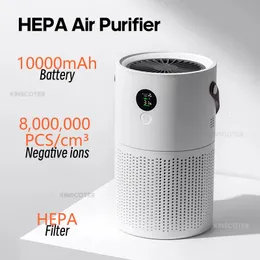 Luftrenare Hushåll HEPA PURIFIER Trådlös bärbar renare Adsorption av PM25 Dust Formaldehyd för pollenallergi -drabbade 231118