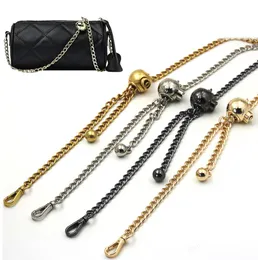 Metal Leather Cross Body Bag Chain Strap Adjustable Round Ball Purse Handbag Shoulder Bag Chain Replacement Bag Accessories6987864