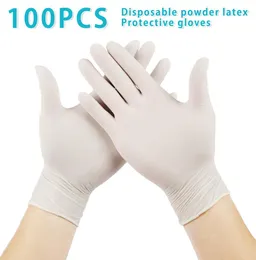 Disposable gloves nitrile guantes latex rubber for beauty salon special labor protection thickening and durable rubber guantes nit7629816