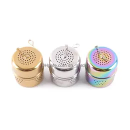 Tea Strainers Ball Stainless Steel Teas Infuser Home Coffee Vanilla Spice Filter Diffuser Reusable Drop Delivery Garden Kitc Dhgarden Dha5N