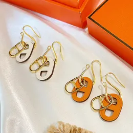 O Maillon Earrings Charm for Woman Stud Designer Gold Flated 18K T0p最高のカウンターアドバンスマテリアルヨーロッパジュエリープレミアムギフトボックス016