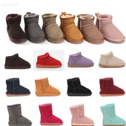 2023 designer crianças meninas inverno quente da criança meninos botas crianças sapatos de pelúcia austrália mentiras botas camurça bota de neve 665ess
