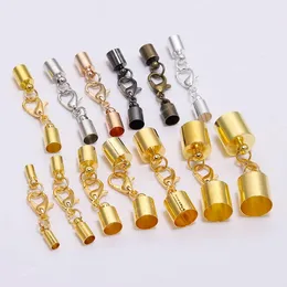 10pcs/działka skórzana bransoletka Bransoletka homarowe HOPLES HOPY 3 4 5 6 8 10 mm Trupie końcowe czapki złącza do biżuterii, tworząc biżuterię Making Jewelry Odkrycia