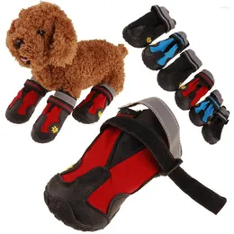 Abbigliamento per cani Scarpe da esterno per animali domestici per sport da montagna Indossabili Animali domestici Suole in Tpr Impermeabile riflettente Piccolo Medio Grande