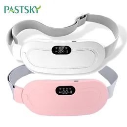 Slimming Belt Electric Period Cramp Massager Vibrating Heating for Menstrual Colic Relief Pain Waist Stomach Abdominal Warm 230417