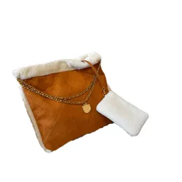 Chanells Tote Chain CC Large Vintage Channelbags Capacity Line Bun Car Female Bag Shoulder Underarm Bag Plush Garbage Bag Womens Fashion Chain Tote Bag