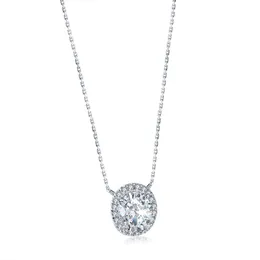 Anster Manufacturer Direct Sale 1.0Ct DE SI Gold Lab Created Diamond Necklace