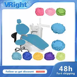 Chair Covers 4Pcs/set Dental Chair Cover Dentist Seat fabric Cloth Waterproof Protector Case Dental Chair Parts Dentistry Accessories Tool 231117