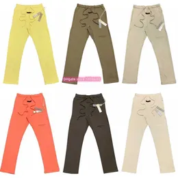 7g9h 2023 Pantaloni nuovi da uomo e da donna High Street Brand Essentialsweatpant Stagione 8 Secondario Casual Doppia fila Floccaggio Lettera Sport Tendenza versatile