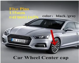 4PCS Wheel Hub Cap Center Cover 135mm ABS Hub Cap Logo sline 4F0601165 4F0601165N for A4L A6L Car Styling2041853