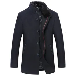 Männer Wolle Mischungen Männer Winter Woolen Kaschmir Trenchcoats Männlichen Business Casual Mäntel Hohe Qualität Mann Warme Jacken Größe 3XL 231118