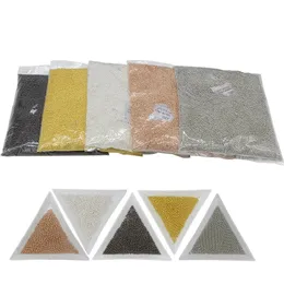 Decorazioni per nail art 500G da 0,4 mm a 1,0 mm Oro argento Micro 3D in metallo Decorazioni per nail art Perline di caviale Accessori per manicure Accessori per unghie Fai da te Strumento 231117