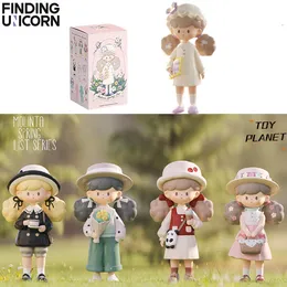 Blind Box Fun Molinta Spring List Series ZZOTON ZHUODAWANG KAWAII Figuras de Ação Misterial Presente de Christmas Kid Toy 230418