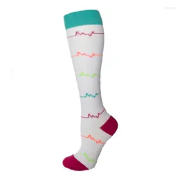 Spor Çorapları Chaussette de Sıkıştırma Kalsetinler Birleştirme Unisex Stoking Spor Çorap