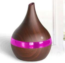 Andere Schönheitsgeräte Gesichtsdampfer Holzmaserung Ätherisches Öl Aromatherapie Diffusor USB-Ladegerät Luftbefeuchter Reinigen Beruhigende LED Ni
