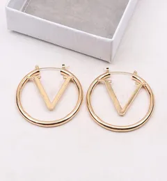 디자이너 파티 보석 New Fashion Stud Womens Big 5cm Circle Simple Earrings Hoop Earring for Woman Christmas Gift 고품질 3839320