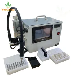 China Best Quality 99% Filling Accuracy Cart Filling Machine Electronics For Thick Oil Disposable Vape Semi Automatic Filling Machine