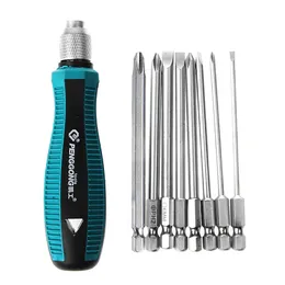 Screwdrivers 8 Magnetic Drill Bits 1 Precision Screwdriver Torx Kit Set Repair Tools 230417