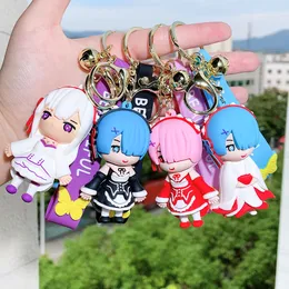 Dekompressionsleksakshandbok Office Boy Key Chain Animation Ornament Pendant Doll Nyckelring