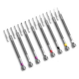 Skruvmejslar 8st Professional Screwdriver Set Mini Precision Screwdriver Kit 0,6-1,6 mm för Watch Geleglaser Elektronik Reparation 230417