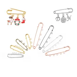 10pcs/partia Pins bezpieczeństwa broszka puste bazowe piny broszka 50/80/90 mm Pinki 3/5 Pierścień Biżuteria do biżuterii Making Materials Accesorie Making Jewelry