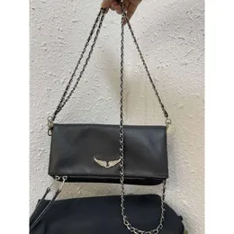 Zadig Voltaire Chains Bags Designer Woman Bag ZV Women Shoulder Vintage Rivet Handbag Crossbody Purse Genuine Leather Cross Body Chain Bolso mujer6