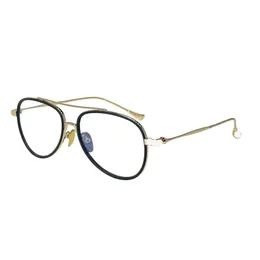 armações de óculos de sol da moda 8118 armação de óculos de designer piloto para homens e mulheres senhoras óculos de metal simples e legais podem fazer prescrição com óculos de revestimento emi simples
