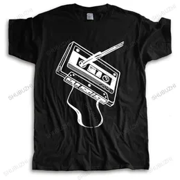 Herren T-Shirts Herren T-Shirts Herrenmode Sommer Kurzarm T-Shirt Classic Old Skool Cassette Tape Lose Oberteile für Ihn Plus Size T-Shirt Drop 230418