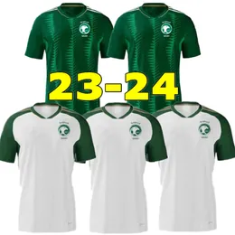 2023 2024 Saudyjskie koszulki piłkarskie Drużyna narodowa domowy koszulka 23-24 Salem al Dawsari Abudullah Alhamddan Firas Albiakan Arabia Football Shirt