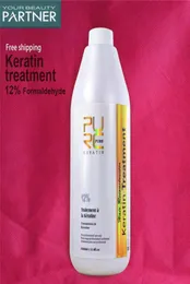 Purc Brazilian Keratin Fair Traktowanie 1000 ml formaliny 12 Głębokie naprawy uszkodzone kręcone włosy proste włosy Salon3608500