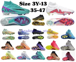 أحذية كرة القدم للرجال الأطفال تشكلات زئبق كرة القدم حذاء كرة القدم المبطن 7 Elite 9 R9 V 4 8 15 XXV IX FG American Foot BOOT