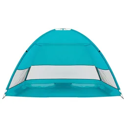 Strandtält coolhut plus strand paraply utomhus sol skydd cabana automatisk omedelbar pop-up upf 50+ solskugga bärbar camping canopy lätt set upp lätt vikt vindproof
