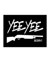 Custom Digital Print 3x5 Feet 90x150cm Yeeyee Flag Earl Dibbles Jr Black Flag Banner Fans Collection Hunting Deer Flags Prop Hom5926283