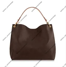 3A Women luksusowa torba projektantka damska M43704 Hobo duża pojemność miękka 5 kolorów skórzane torby Najlepsza jakość wdzięczna torebka jedno ramię wdzięczny mm brązowy kwiat