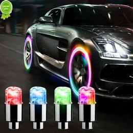 4 PCS Light Lights CAP CAR Auto Wheel Tyre Ralve Air Valve STEM STEM LED CAP COPERSOIRESS for Bike Car Motorcycle Waterproo