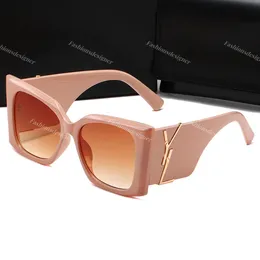 Sunglasses woman designer sunglasses lunette luxury sunglass Y Saint L sunglasses letter Sun glasses eyewear beach outdoor shades with box women sunglass