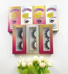 كامل مينك رموش التغليف مربع Lashwood Paper Box Natural Mink False Eyelashes Custom Eyelash Packaging Case2646945