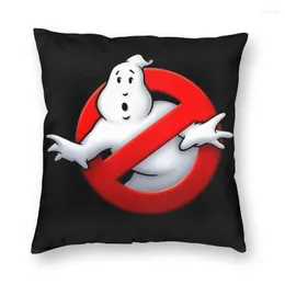 Travesseiro moderno ghostbusters logo sofá capa de veludo sobrenatural comedy filmes de comédia capa para sala de estar