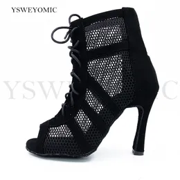 Buty taneczne salsa argentyńskie buty tango tango wysokiej jakości zamszowe skórzane botki taneczne Bachata latynoskie buty do tańca dla kobiet YSW-011 230418