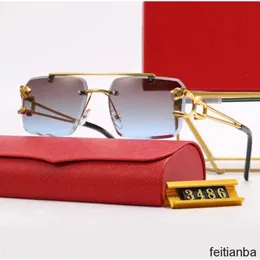 Fashion Mens Womens Sun Glasses Designer Sunglasses Round Metal Sunglass Brand for Men Woman Mirror Glass Lenses with Box