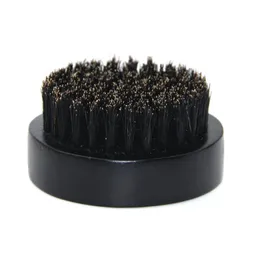 Spazzole per la pulizia Setole di cinghiale naturale Barba Manico in legno nero portatile Spazzola per il viso per il bagno Strumenti di bellezza per la casa Mas D Dhgarden Dhd1B