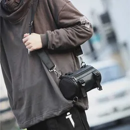 Сумки на плечах хип -хоп цилиндрический женский женский мешок для кросс -кубика унисекс на плечах сумки роскошная дизайнерская сумочка высококачественная нейлоновая женщина -мессенджер сумки