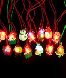 New Year Christmas Light Up Necklace Decoration Bracelets Led Children Gift Christmas Toys For Kids Girls 20225077529