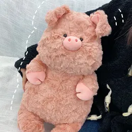 Плюшевые куклы, супер мягкая розовая игрушка-свинья, кавайная игрушка с наполнителем для девочек, животных, уличный детский пасхальный подарок 231117