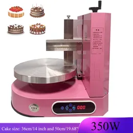 자동 생일 케이크 크림 스프레딩 머신 케이크 석고 크림 코팅 충전 메이커