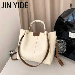 숄더백 Jin Yide 2023 여성을위한 새로운 패션 토트 가방 럭셔리 숄더 가방 통근 대기업 여성 디자이너 메신저 백 핸드백