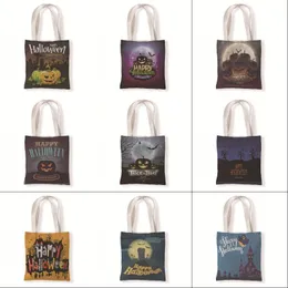 Gift Wrap Canvas bag Halloween fashion Single shoulder Literature And Art environment protection Shopping bags Leisure Pocket change Pumpkin