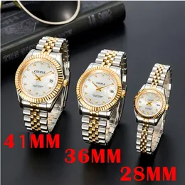 Мужские автоматические механические часы AAA dupe montre de luxe, серебряный ремешок, сапфировое стекло, водонепроницаемые наручные часы из нержавеющей стали, женские золотые часы