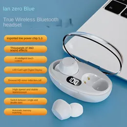 Cross border New Mini Wireless Bluetooth Earphones Long Range Translucent Bluetooth Earphones 5.2 Spacecraft TWS Earphones