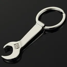 Eco-friendly stainless steel Wrench Spanner Beer Bottle Opener Key Chain Keyring Gift Kitchen Tools wholesale dh867